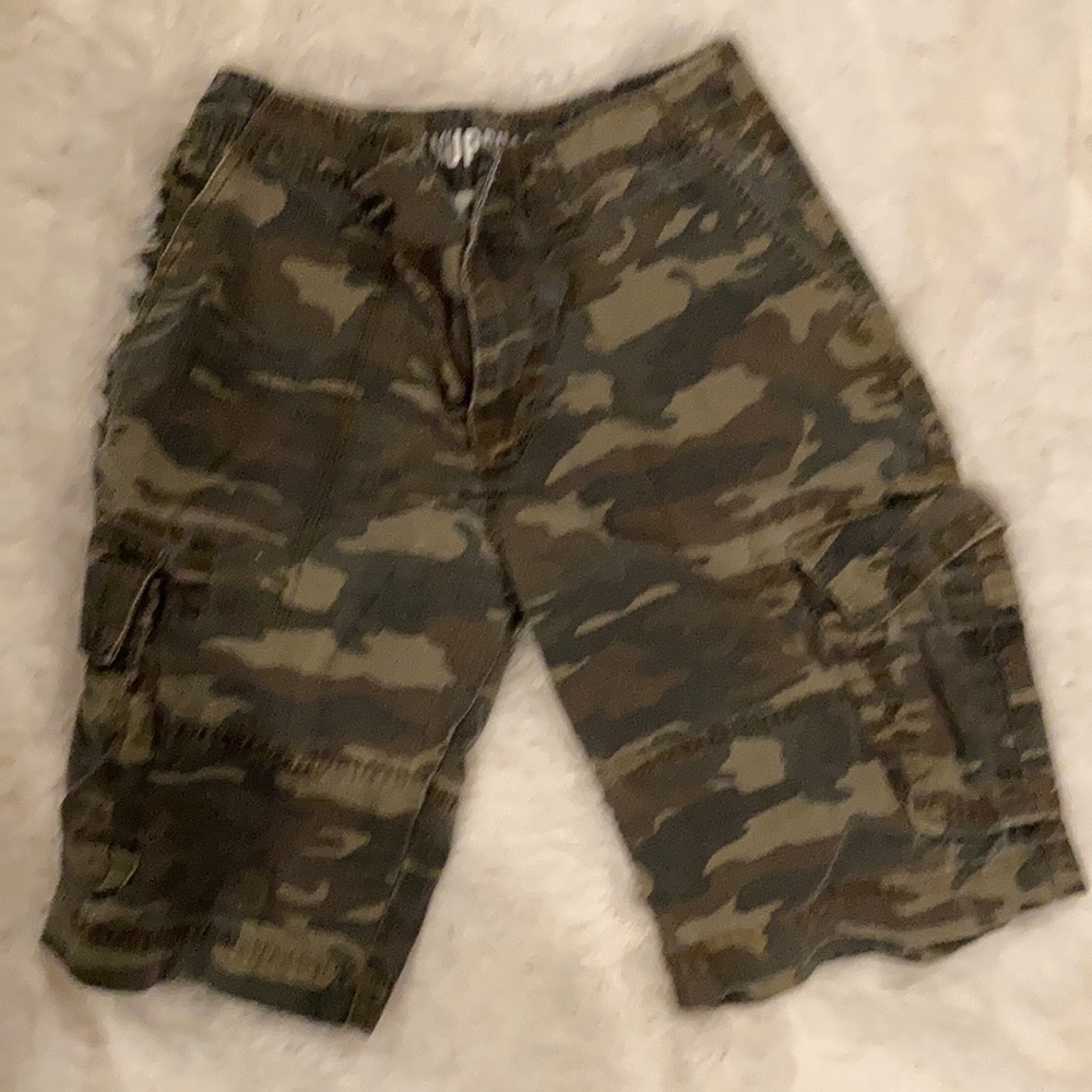 Cargo shorts.